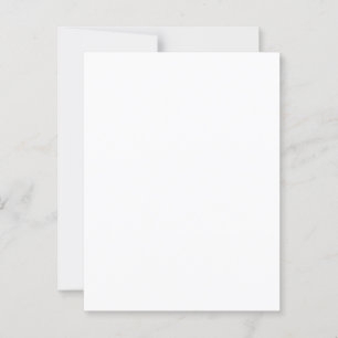 Halbglanz 10,8 cm x 14,2 cm leere Abschluss-Dankes Postkarte
