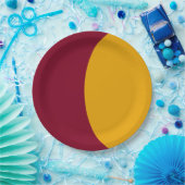 Halbgoldpapierplatte für kundenspezifisches Party Pappteller (Party)