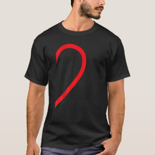 Halbherz rechte Liebe Paar Camisa Pare T-Shirt