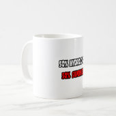 Halbhydrologe ... Half Superhero Kaffeetasse (Vorderseite Links)