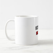 Halbhydrologe ... Half Superhero Kaffeetasse (Links)