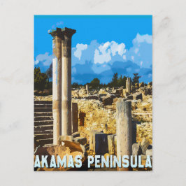 Halbinsel Akamas (Neo Chorion) Feiertagspostkarte