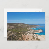 Halbinsel Akamas und Paphos Blue Lagoon, Zypern Postkarte (Vorne/Hinten)