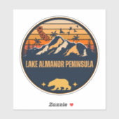Halbinsel Almanor-See, Kalifornien Aufkleber (Blatt)
