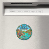 Halbinsel Baja California Mexiko Magnet (In Situ (Geschirrspüler))