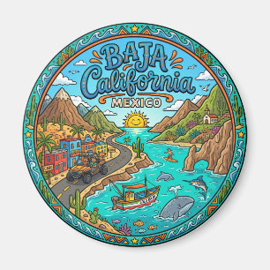 Halbinsel Baja California Mexiko Magnet