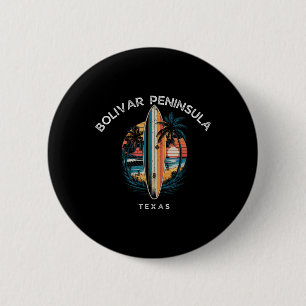 Halbinsel Bolivar Texas Männer Frauen Surfen Button