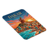 Halbinsel Dakar Senegal Magnet (Rechte Seite)