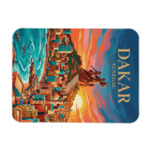 Halbinsel Dakar Senegal Magnet (Horizontal)