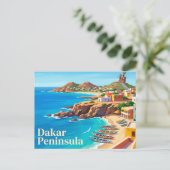 Halbinsel Dakar Senegal Postkarte (Stehend Vorderseite)