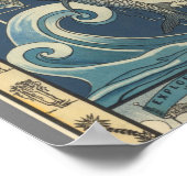 Halbinsel Florida Poster (Ecke)