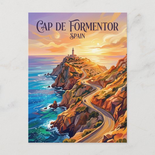 Halbinsel Formentor Spanien Postkarte (Vorderseite)