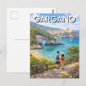 Halbinsel Gargano Italien Postkarte (Vorne/Hinten)