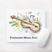 Halbinsel-Musik-Festival-Mausunterlage Mousepad (Mit Mouse)
