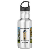Halbinsel Point Lighthouse Wasserflasche (Vorderseite)