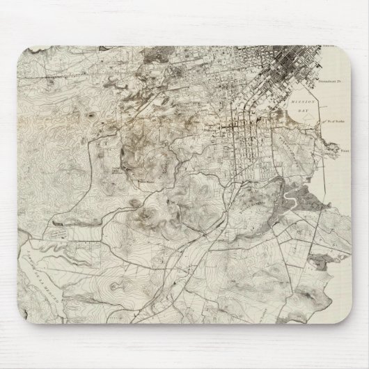 Halbinsel San Francisco Mousepad (Vorne)