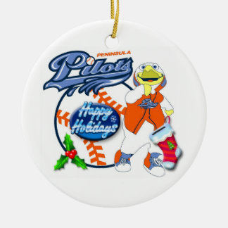 Halbinsel steuert Weihnachtsverzierung Keramik Ornament
