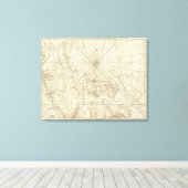 Halbinsel und Golf von Florida Leinwanddruck (Insitu (Holzboden))