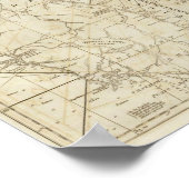 Halbinsel und Golf von Florida Poster (Ecke)