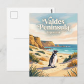 Halbinsel Valdes Argentinien Postkarte (Vorne/Hinten)