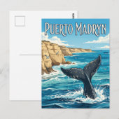 Halbinsel Valdés Postkarte (Vorne/Hinten)