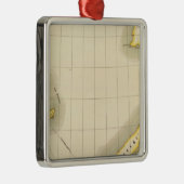 Halbinsel von Alaska Silbernes Ornament (Rechts)