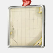 Halbinsel von Alaska Silbernes Ornament (Links)