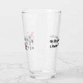 Halbinsel Wasser Polo Logo Pint Glass Glas (Links)