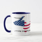 Halbinsel-Wecker-Tasse Michigans obere Tasse (Links)