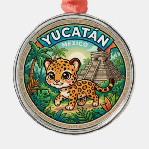 Halbinsel Yucatán MEXICO Ornament Aus Metall