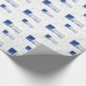 Halbinselbrücke: großes Logo-Geschenkpapier Geschenkpapier (Ecke)