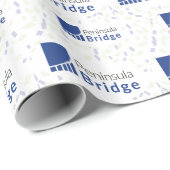 Halbinselbrücke: großes Logo-Geschenkpapier Geschenkpapier (Rolleneckpunkt)