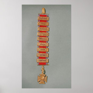 Halbinselgoldkreuz, c.1813 poster