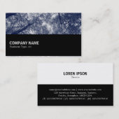 Halbjahr 2009 - Blauer Herbst Visitenkarte (Vorne/Hinten)