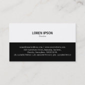 Halbjahr 2009 - Blauer Herbst Visitenkarte (Rückseite)