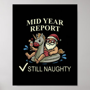 Halbjahresbericht Immer noch unartig Weihnachten i Poster