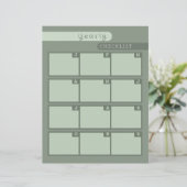 halbjährliche Checkliste (Stehend Vorderseite)