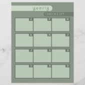 halbjährliche Checkliste (Vorderseite)