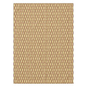 Halbjahrs-Flachbanddruck - braun und gold Tischdecke (Vorderseite)