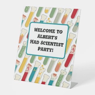 Halbjahrs-Teströhrchen für moderne Chemie Sockelschild