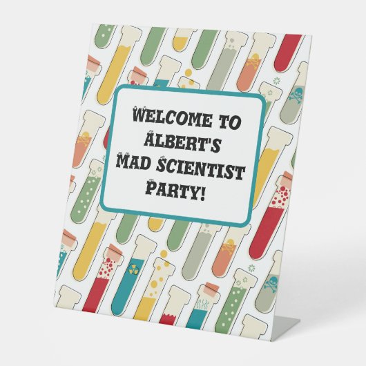 Halbjahrs-Teströhrchen für moderne Chemie Sockelschild (Vorderseite)