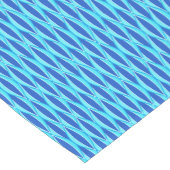 Halbjahrsband drucken, blaue Farbtöne Kurzer Tischläufer (Ecke)