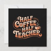 Halbkaffee, Halblehrer - Coffee Lover Lehrer (Vorderseite)