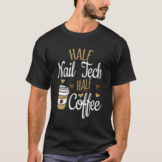 Halbkaffee Halbschwanz Tech T-Shirt (Vorderseite)