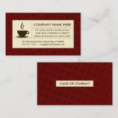 Halbkaffee Visitenkarte (Vorne/Hinten)