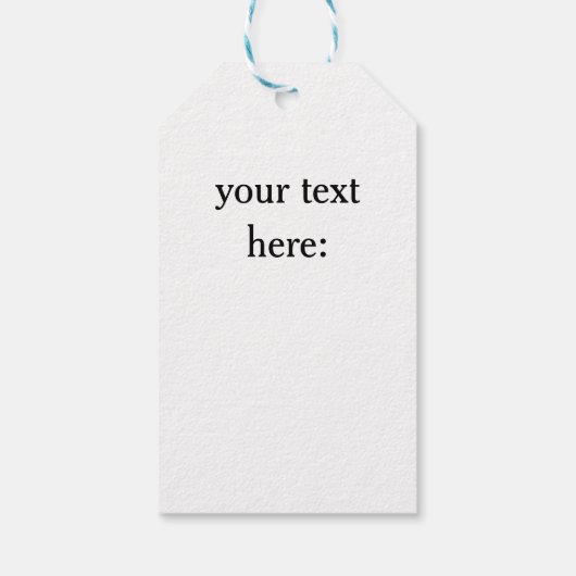 Halbkatze Geschenkanhänger (Rückseite)