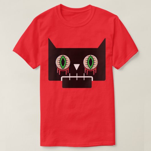 Halbkatze T-Shirt (Design vorne)