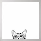 Halbkatzengesichtsart Poster (Vorne)