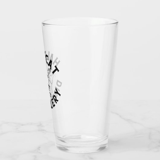 Halbkatzenpint-Glas Glas (Links)