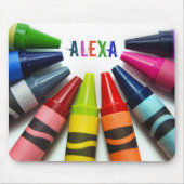 Halbkreis der Krebse auf Weiß Mousepad (Vorne)